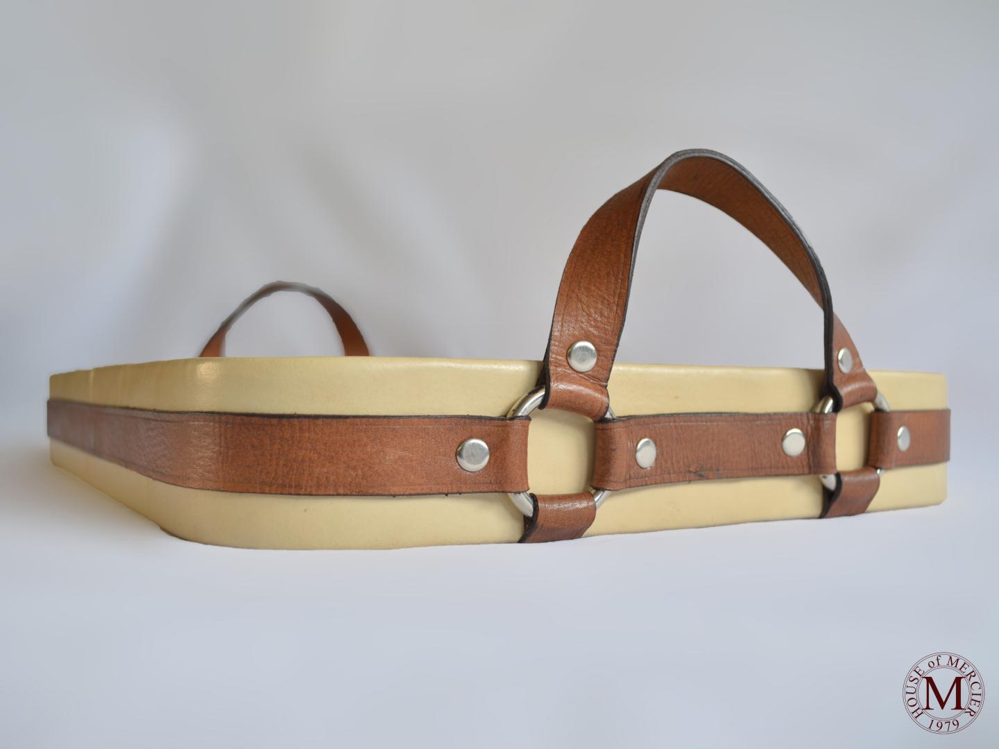 Rounded Leather Trays