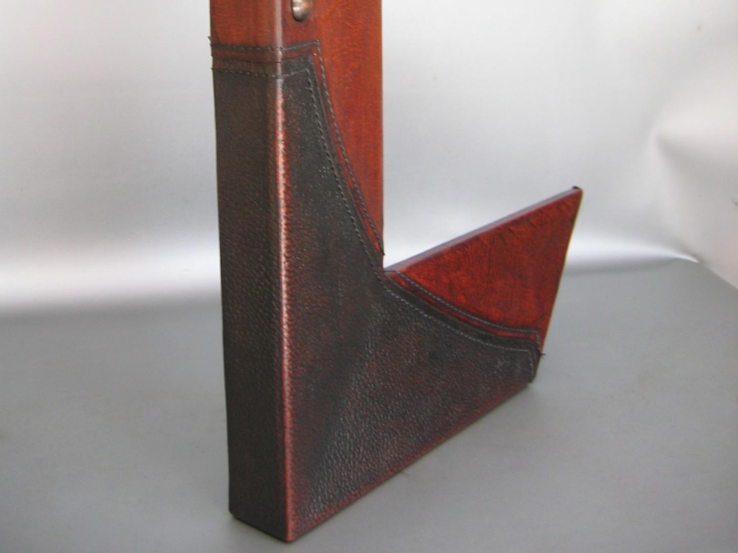 Handmade custom frame of natural leather