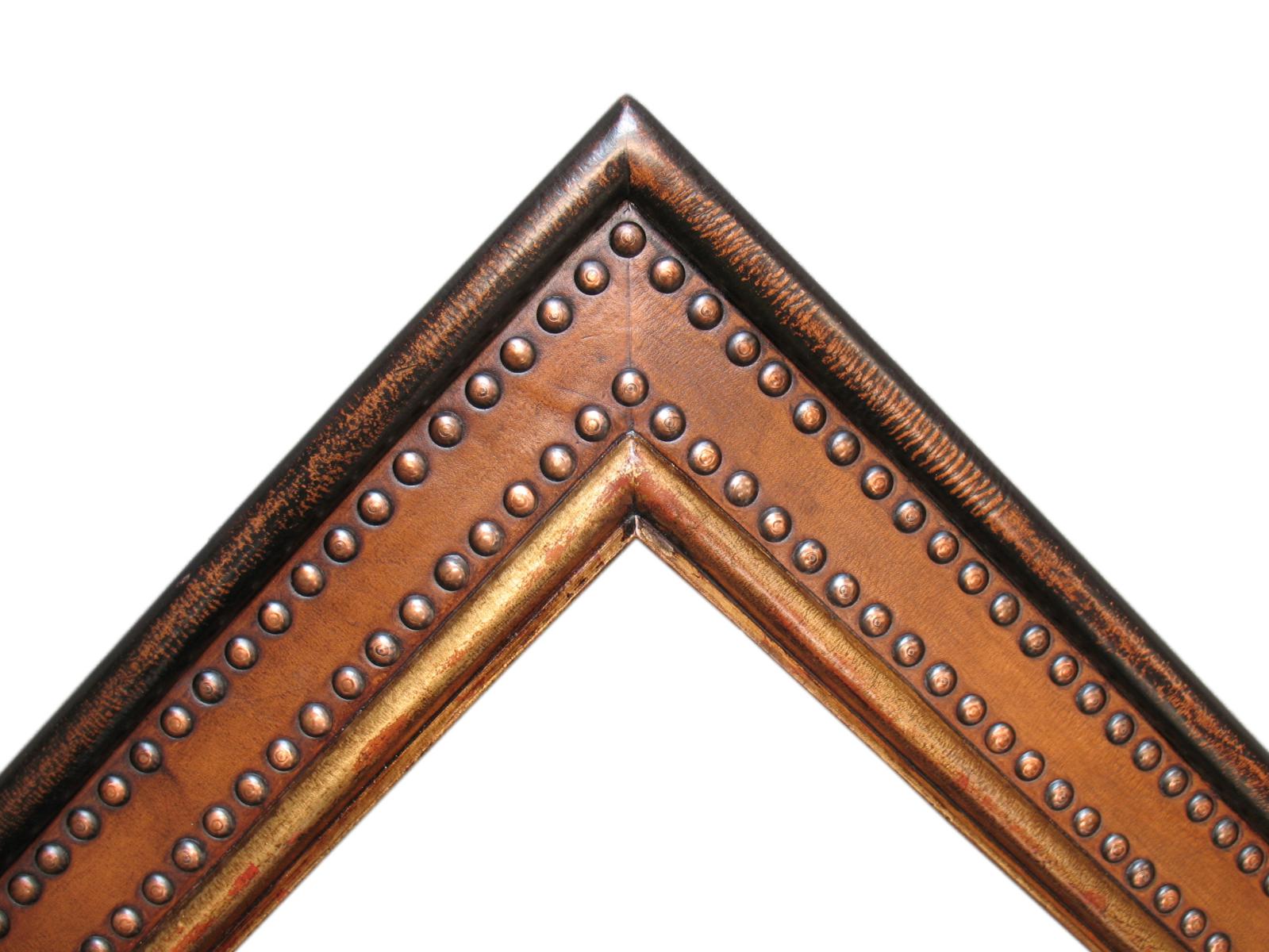 leather mirror frames