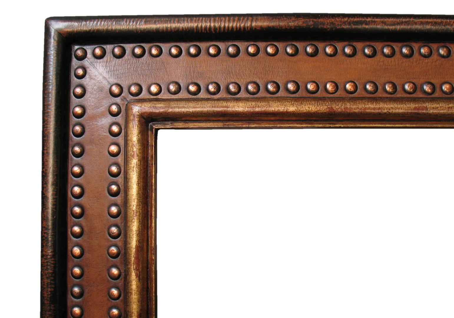 leather frames mirror