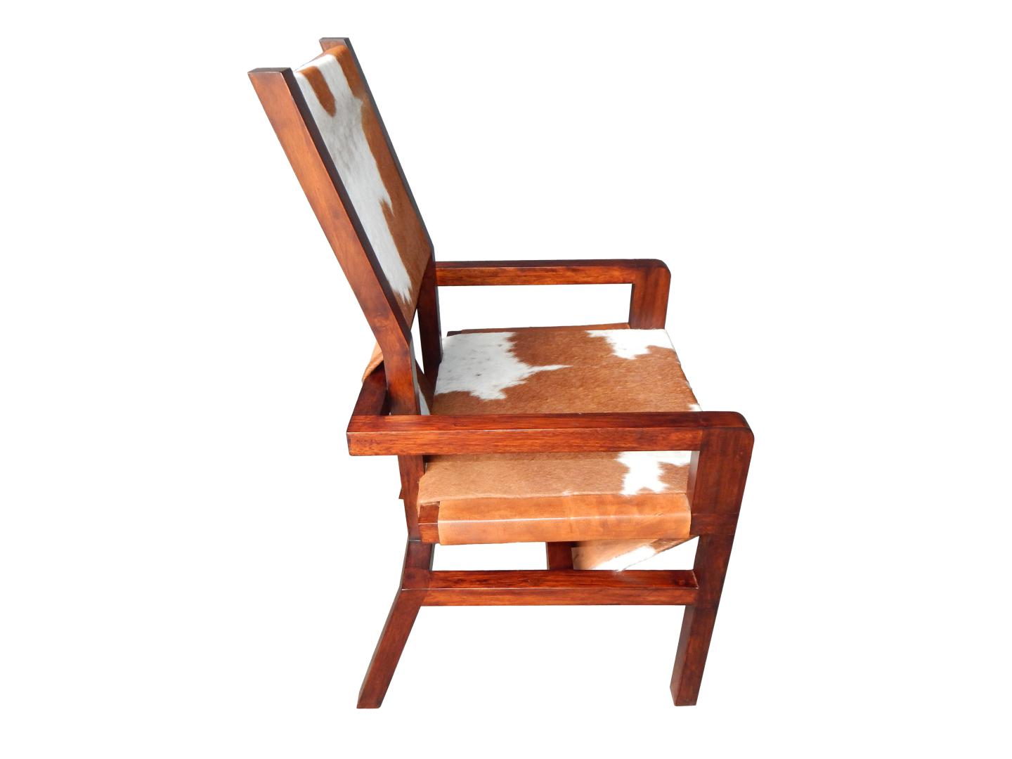 leather Cowhide Bench & Chair