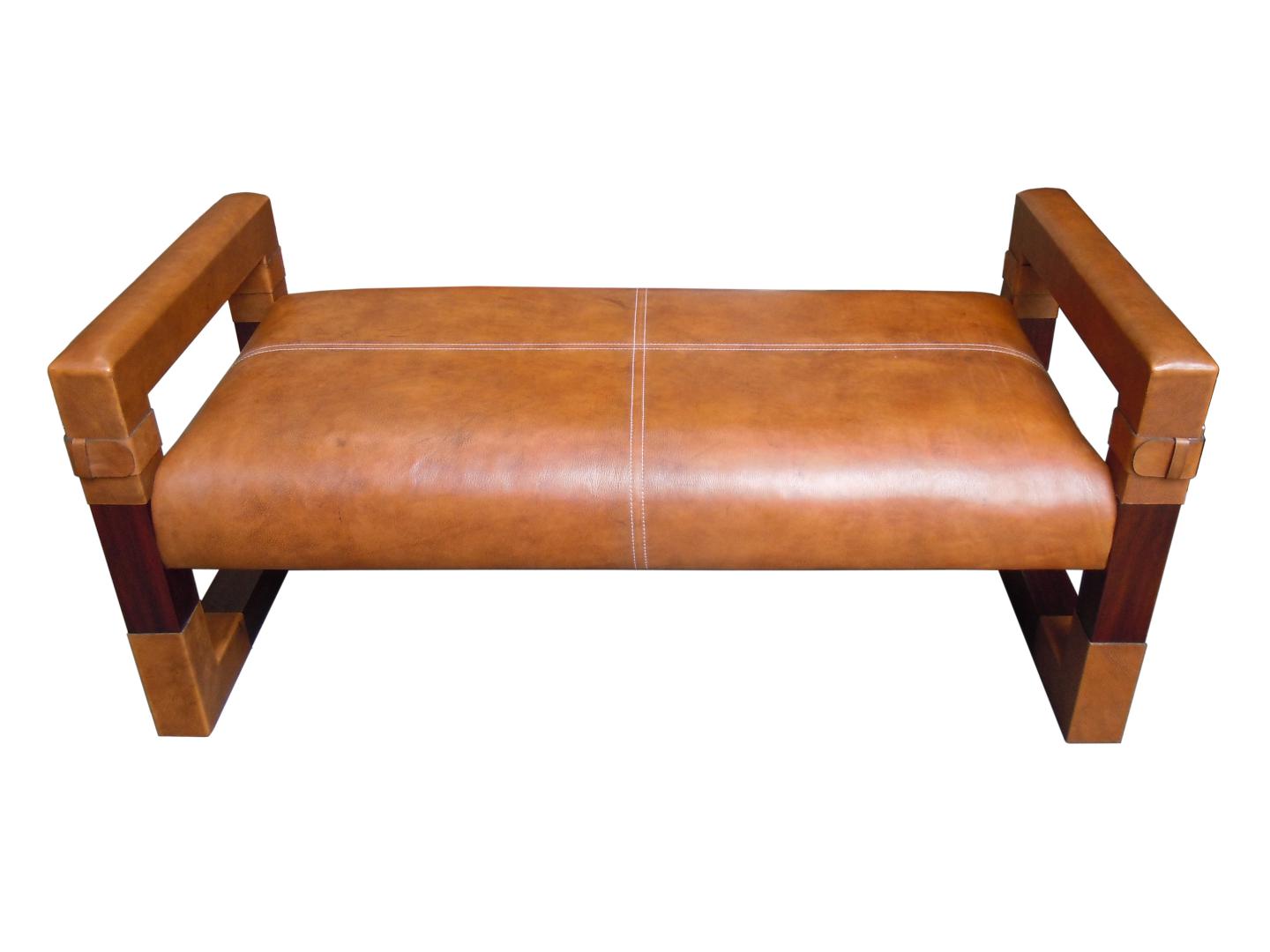leather Bench & Chair