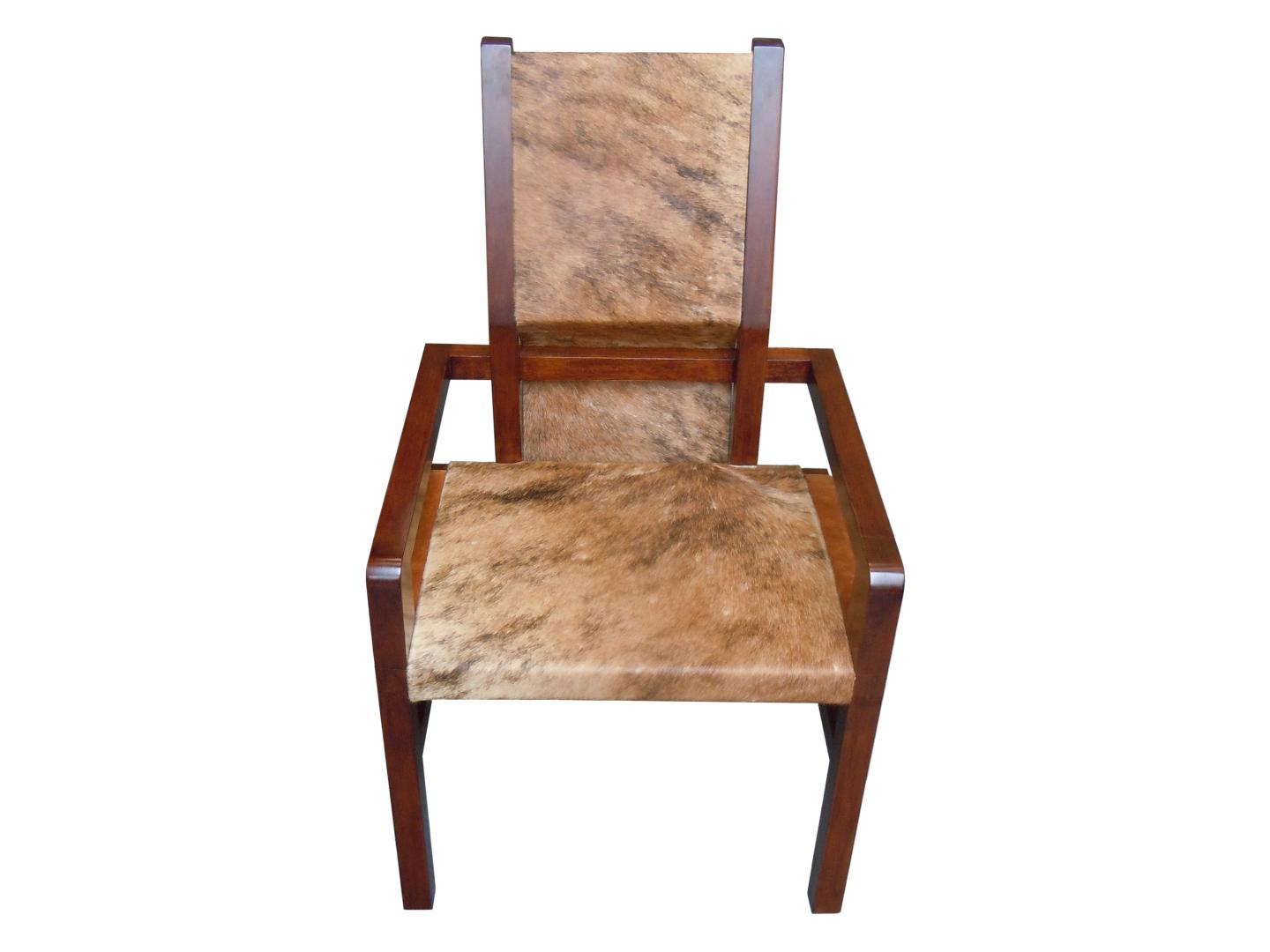 leather Cowhide Bench & Chair