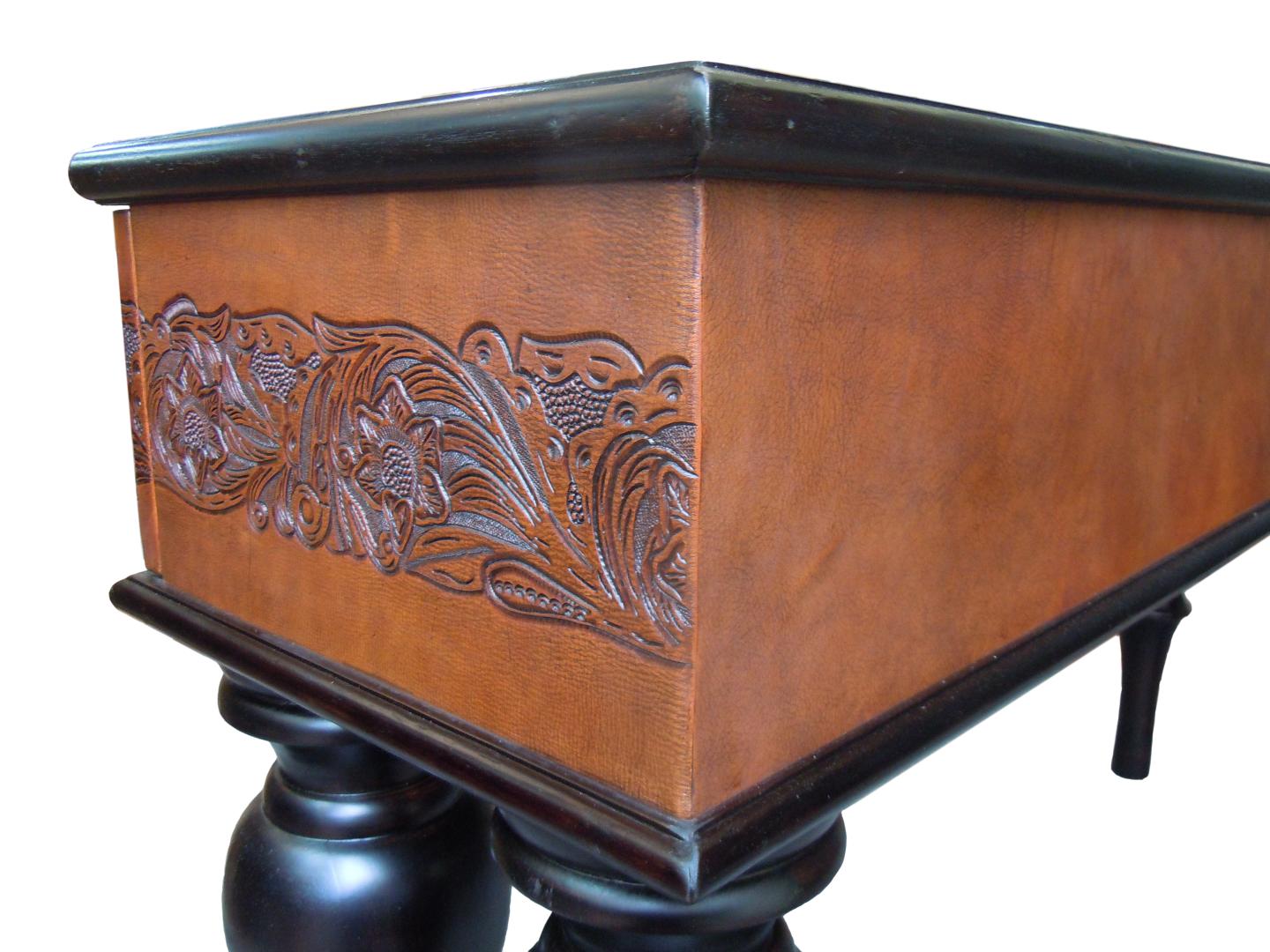 leather Western Console