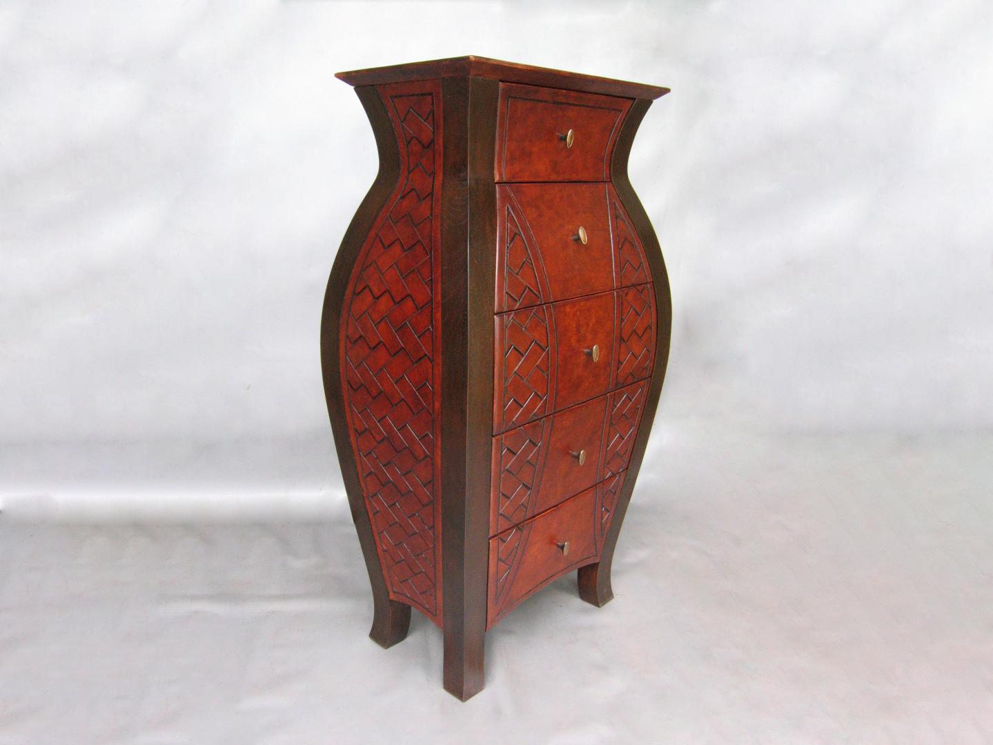 leather Chest Pedestal