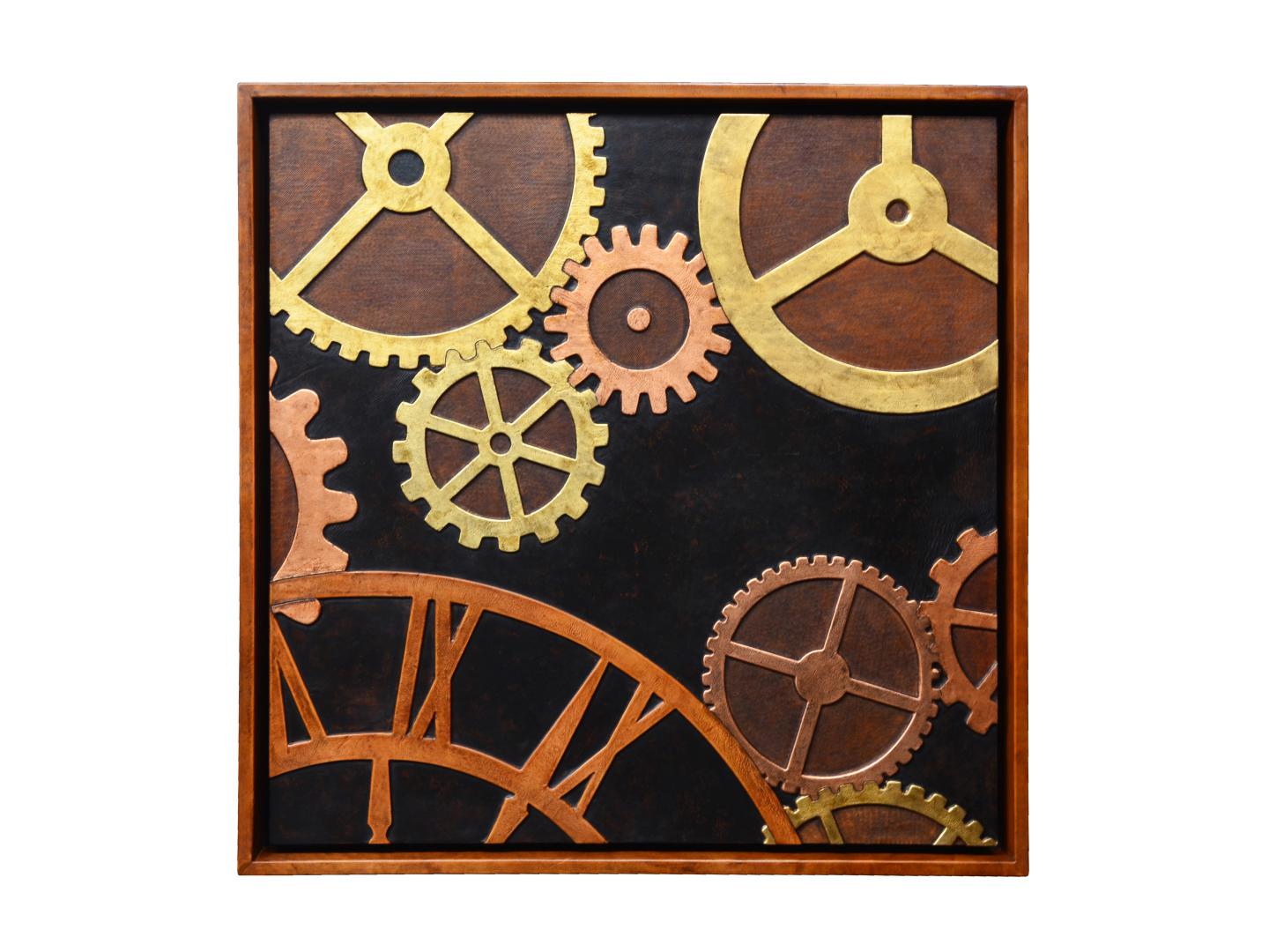 Steam Punk, Leather Framed Panneux